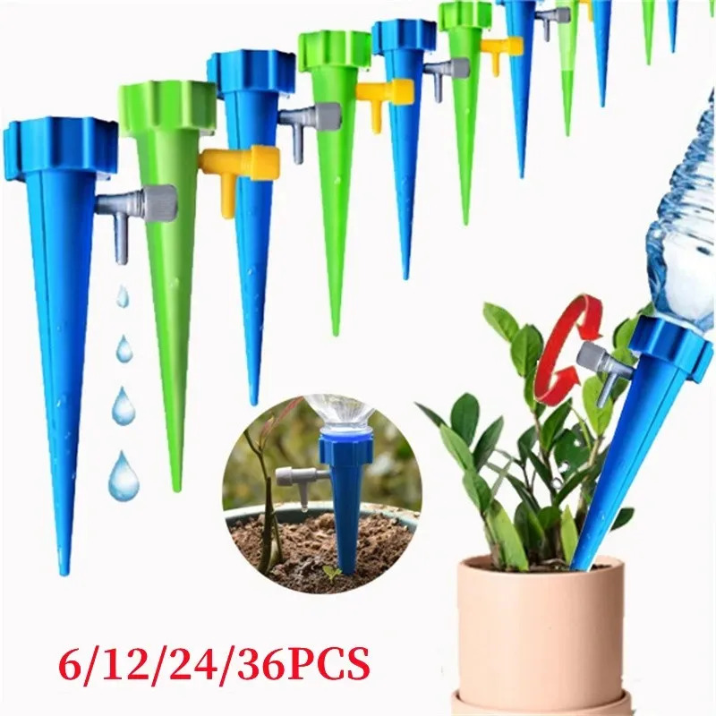 6/12/24/48 قطعة، نظام ري بالتن - مراجعة Automatic Plant Waterer وسعره